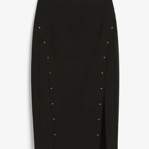 Black Studded Skirt